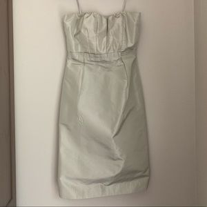 JCrew Silver Sleeveless Dress